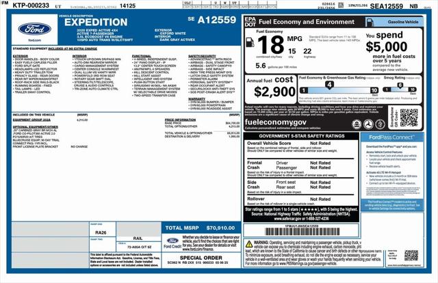 2025 Ford Expedition Active 2025 Ford Expedition Active
