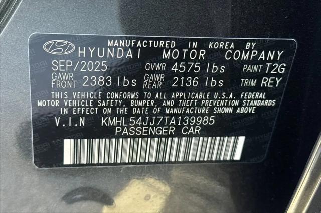 2026 Hyundai Sonata Hybrid Limited