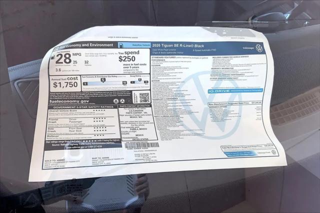 2026 Volkswagen Tiguan SE R-Line Black