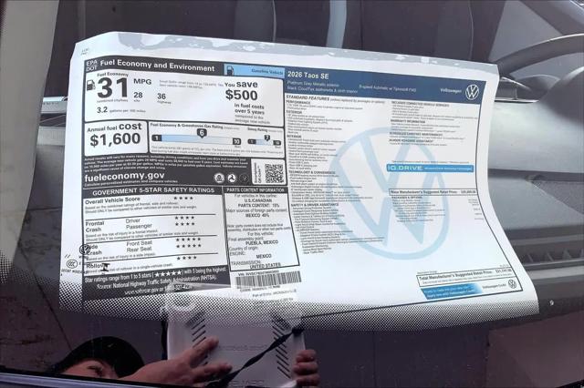 2026 Volkswagen Taos SE