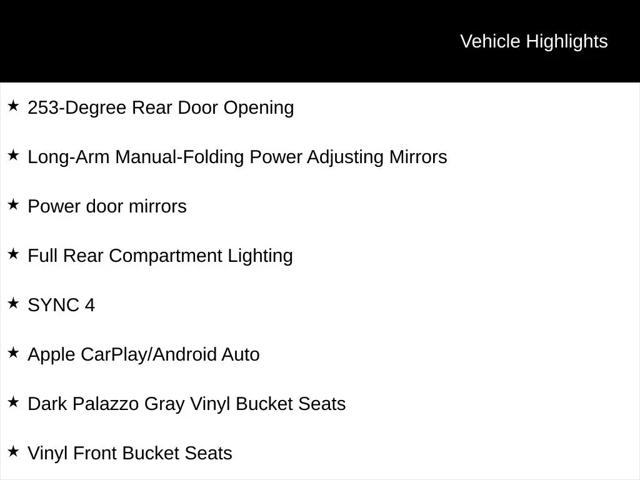 2026 Ford Transit Cargo Van T-250