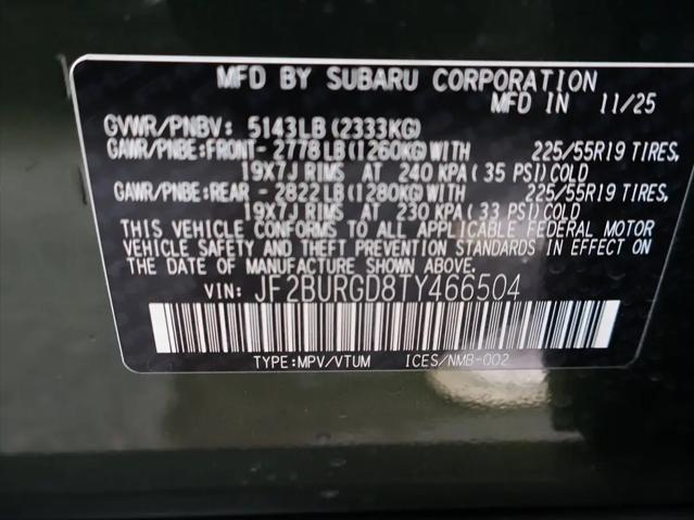 2026 Subaru Outback Limited XT