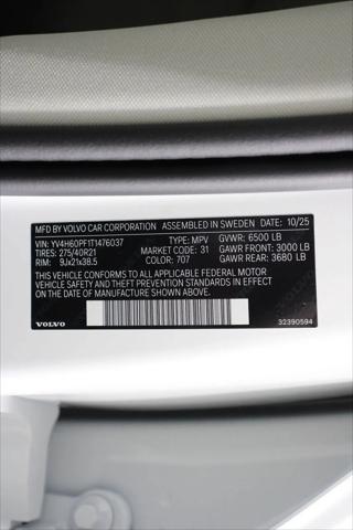 2026 Volvo XC90 Plug-In Hybrid Ultra, T8 AWD, Electric/Gasoline, Bright, 7 Seats