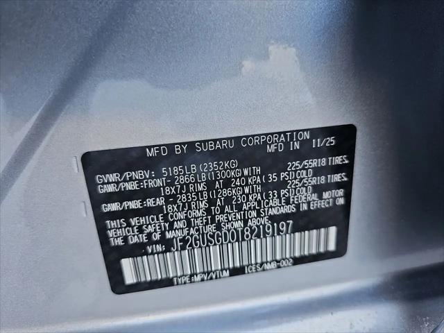 2026 Subaru Crosstrek Sport