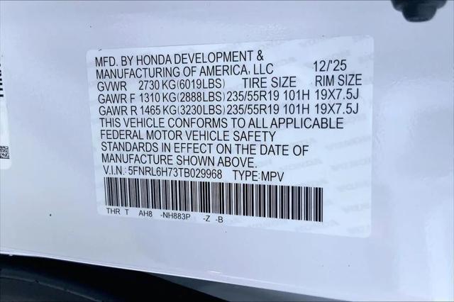 2026 Honda Odyssey Sport-L