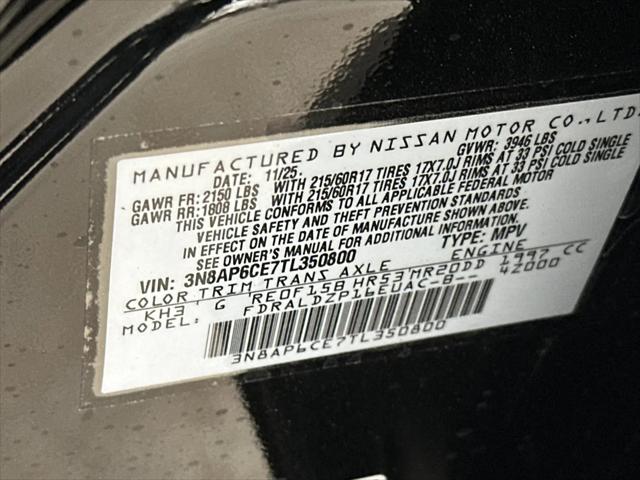 2026 Nissan Kicks SV