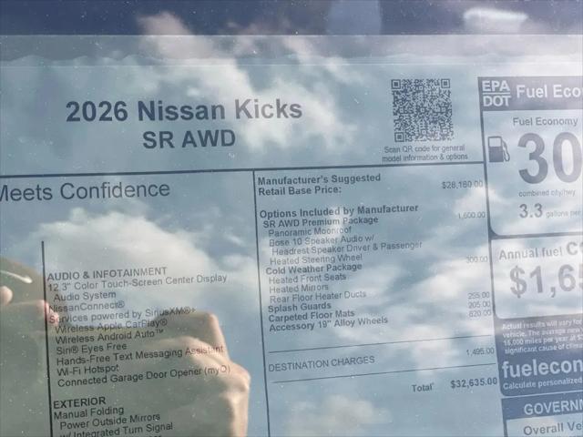 2026 Nissan Kicks SR