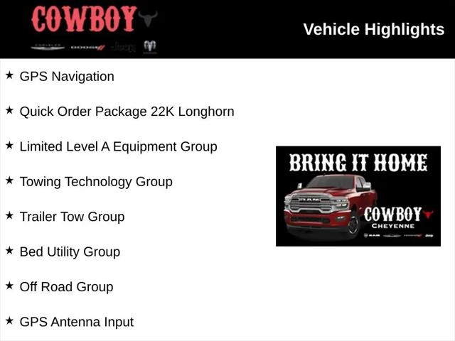 2026 Ram 1500 Limited Longhorn Crew Cab 4x4 5'7" Box