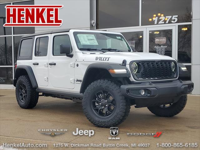 2026 Jeep Wrangler 4-Door Willys 4x4 for sale in Battle Creek, MI