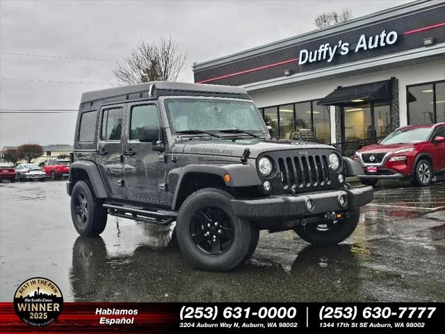 2017 Jeep Wrangler Unlimited Big Bear 4x4 for sale in Auburn, WA