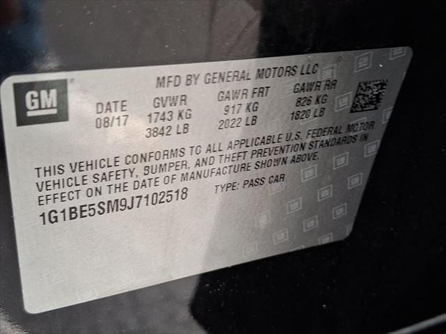 2018 Chevrolet Cruze LT Auto