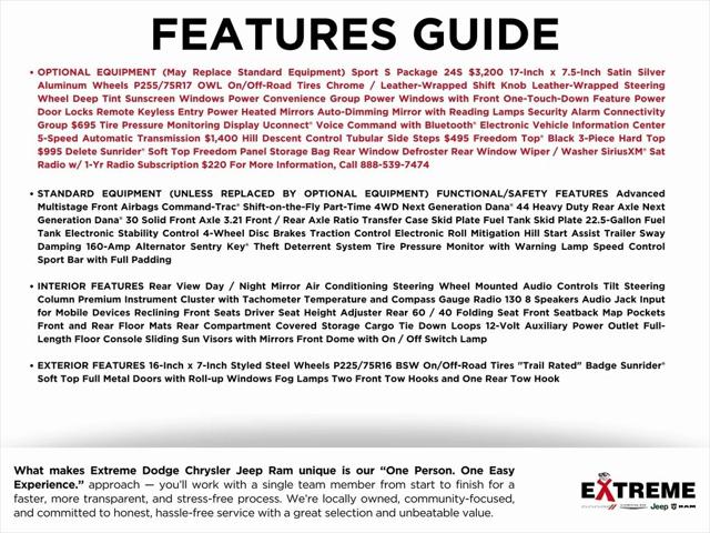 2017 Jeep Wrangler Unlimited Sport 4x4