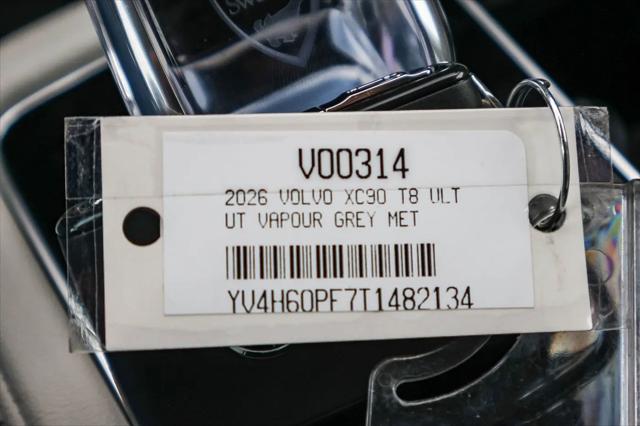 2026 Volvo XC90 Plug-In Hybrid Ultra, T8 AWD, Electric/Gasoline, Bright, 7 Seats