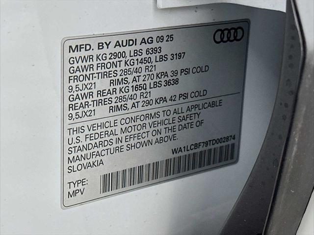 2026 Audi Q7 Premium Plus 45 TFSI quattro tiptronic