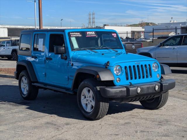 2017 Jeep Wrangler Unlimited Sport 4x4