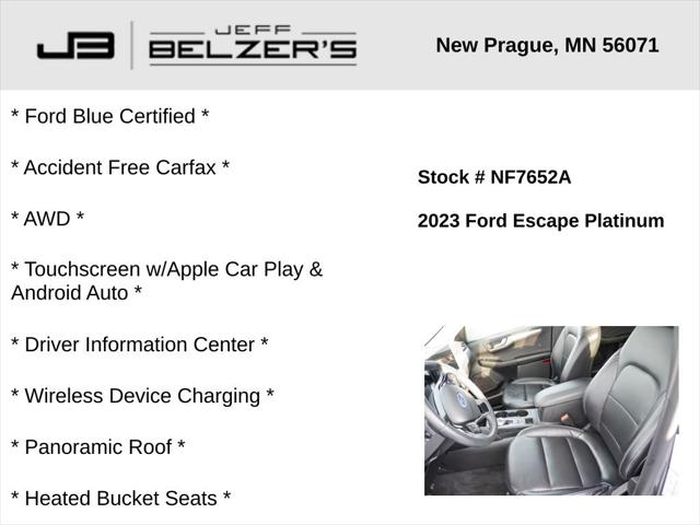 2023 Ford Escape Platinum