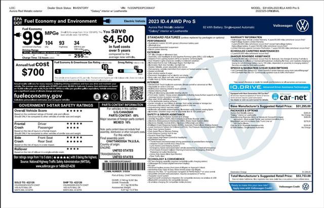 2023 Volkswagen ID.4 AWD Pro S