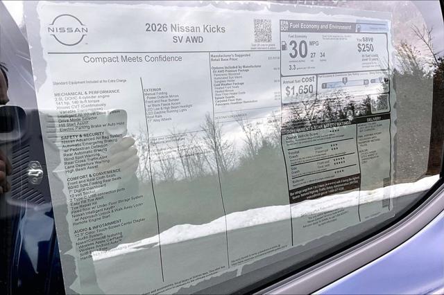2026 Nissan Kicks SV