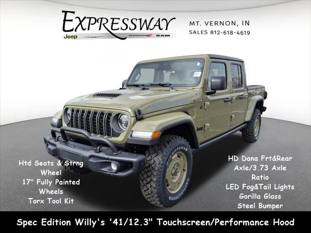 2026 Jeep Gladiator GLADIATOR WILLYS 41 4X4 2026 Jeep Gladiator GLADIATOR WILLYS 41 4X4