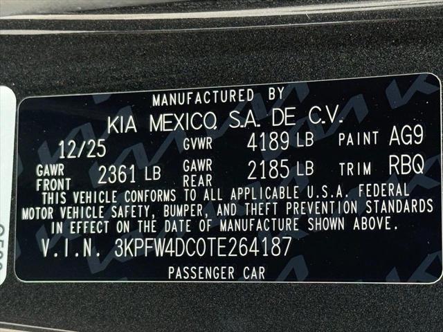2026 Kia K4 GT-Line Turbo