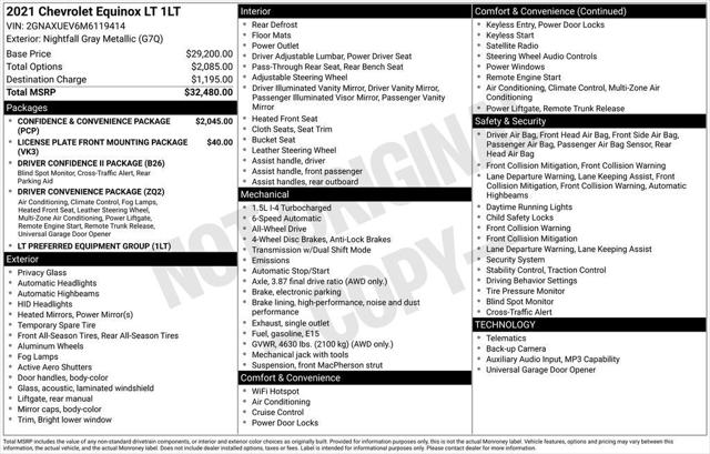 2021 Chevrolet Equinox AWD LT