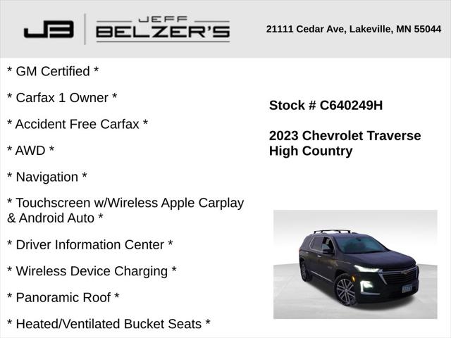 2023 Chevrolet Traverse AWD High Country
