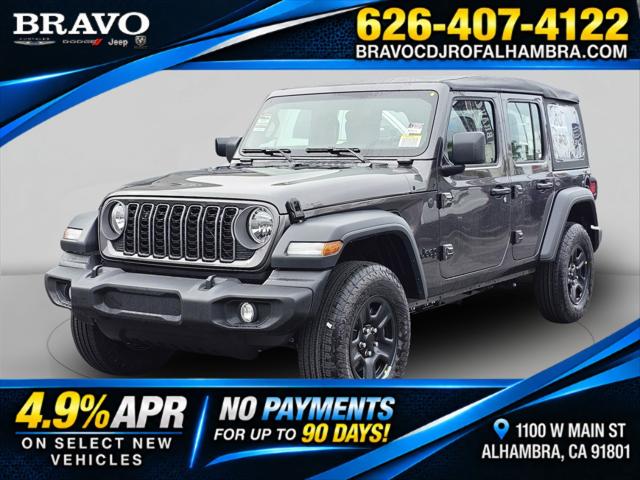 2026 Jeep Wrangler 4-Door Sport 4x4 for sale in Alhambra, CA
