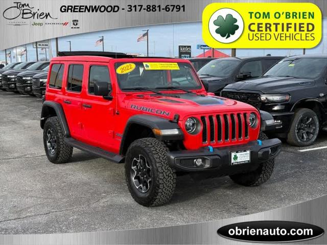 2022 Jeep Wrangler 4xe Unlimited Rubicon 4x4 2022 Jeep Wrangler 4xe Unlimited Rubicon 4x4