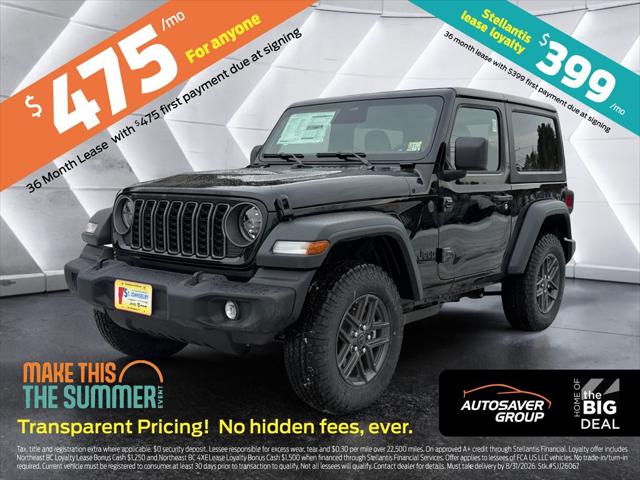 2026 Jeep Wrangler 2-Door Sport S 4x4 for sale in Saint Johnsbury, VT