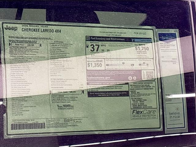 2026 Jeep Cherokee Laredo 4x4