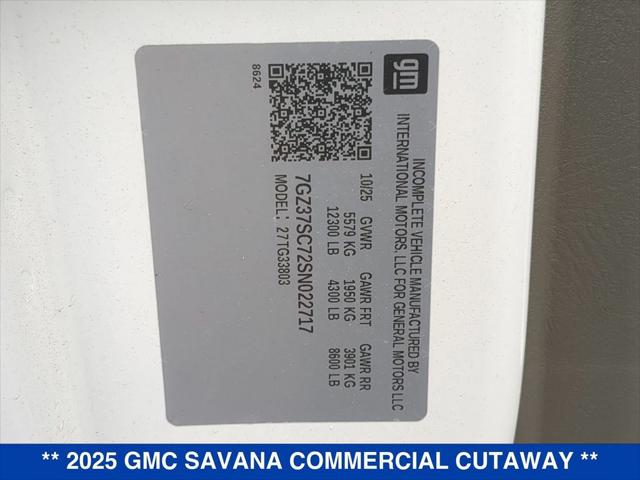 2025 GMC Savana Cutaway Work Van