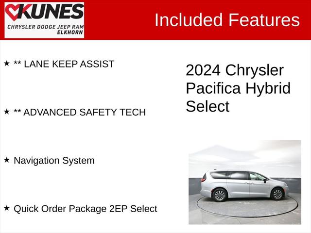 2024 Chrysler Pacifica Hybrid Select 2024 Chrysler Pacifica Hybrid Select