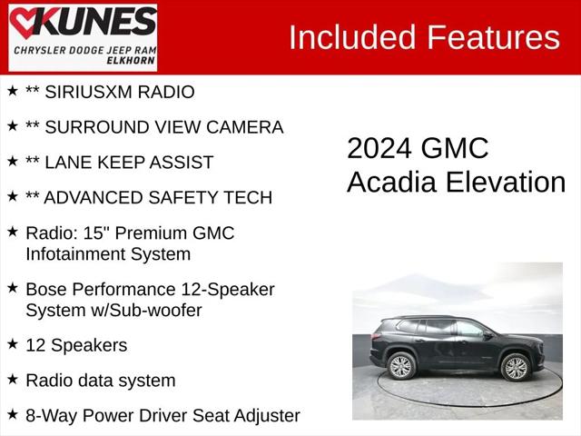 2024 GMC Acadia FWD Elevation 2024 GMC Acadia FWD Elevation