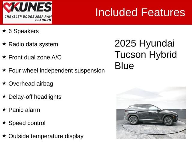 2025 Hyundai Tucson Hybrid Blue