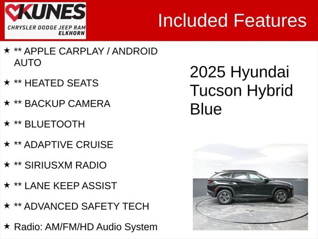 2025 Hyundai Tucson Hybrid Blue