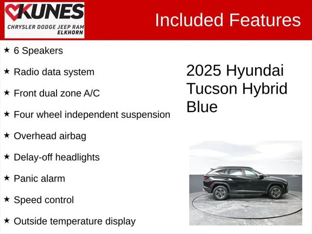 2025 Hyundai Tucson Hybrid Blue