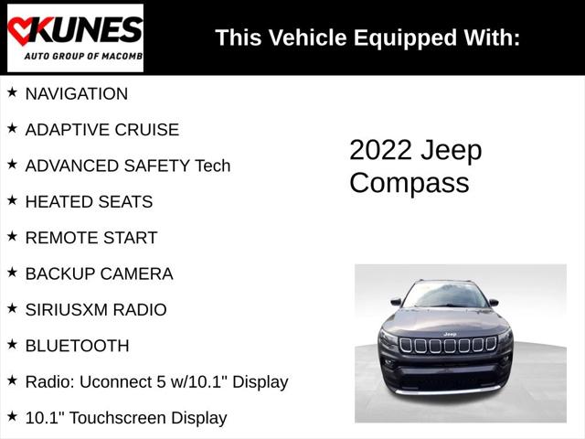 2022 Jeep Compass Limited 4x4 2022 Jeep Compass Limited 4x4