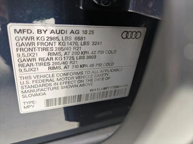 2026 Audi Q7 Premium Plus TFSI quattro tiptronic