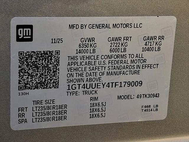 2026 GMC Sierra 3500HD Crew Cab, Long Bed, SLT Dual Rear Wheel, 4WD