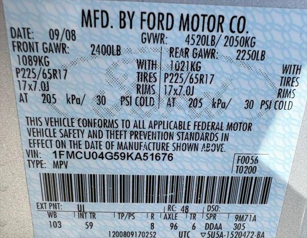 2009 Ford Escape Limited