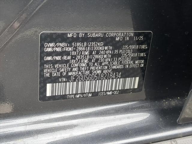 2026 Subaru Crosstrek Sport