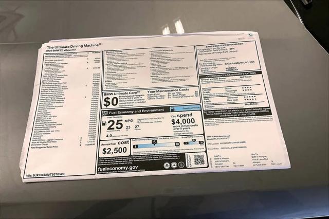 2026 BMW X5 xDrive40i