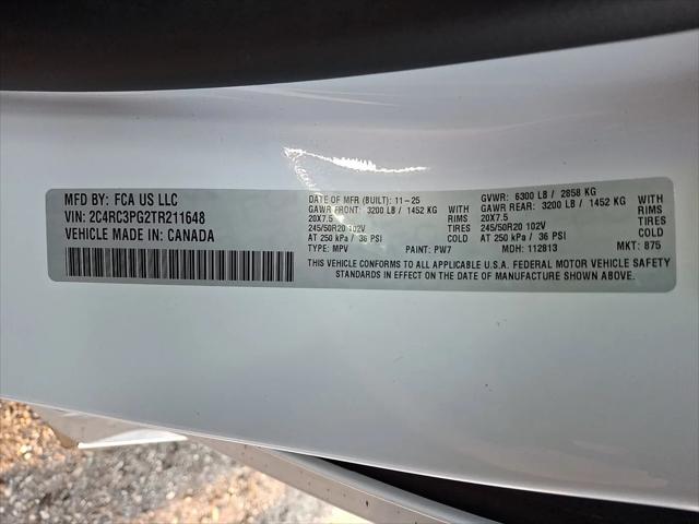 2026 Chrysler Pacifica Pinnacle AWD