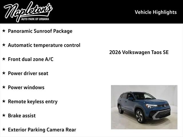 2026 Volkswagen Taos SE
