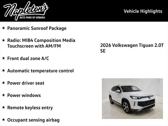 2026 Volkswagen Tiguan SE