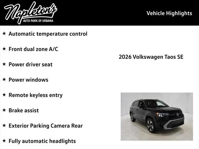 2026 Volkswagen Taos SE
