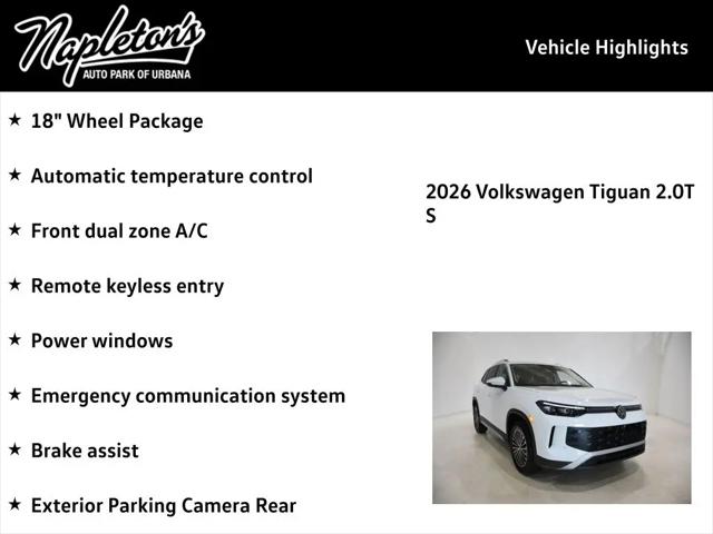 2026 Volkswagen Tiguan S