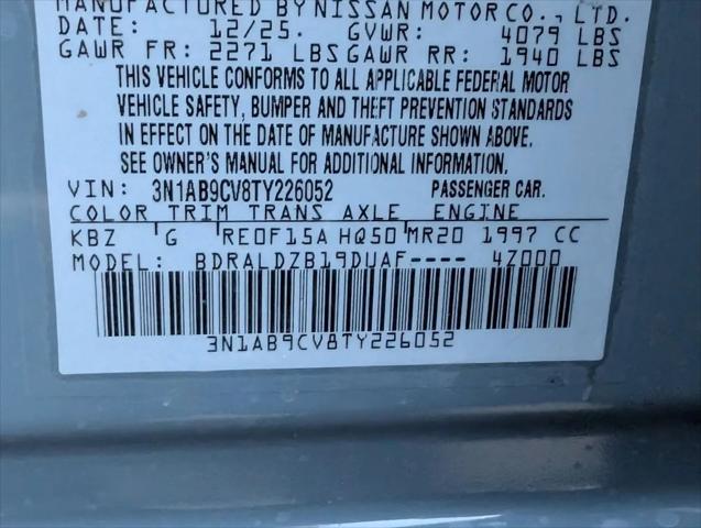 2026 Nissan Sentra SV