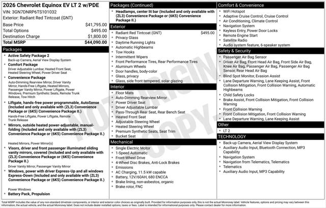 2026 Chevrolet Equinox LT 2, FWD
