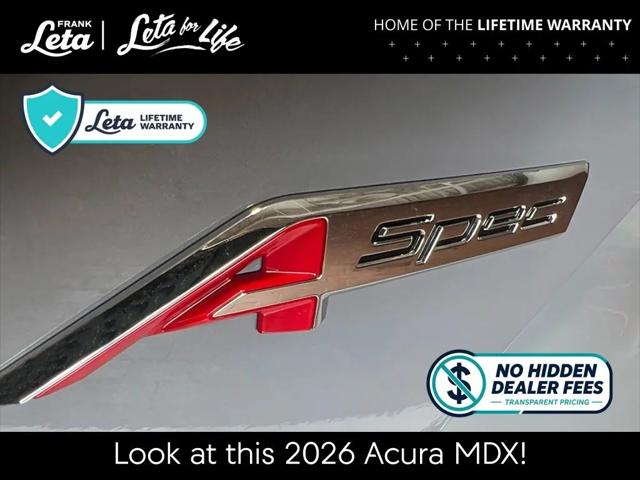 2026 Acura MDX A-SPEC Advance Package